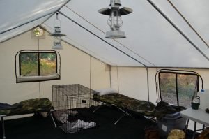 canvas tent windows