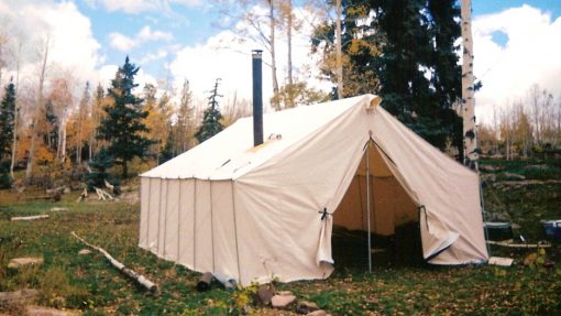 Canvas Tent in the autumn