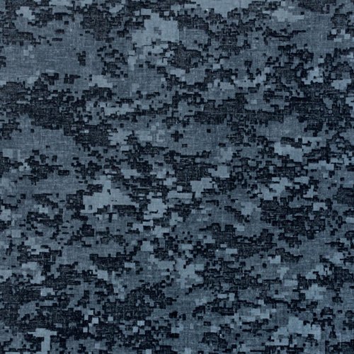 Camouflage blue canvas