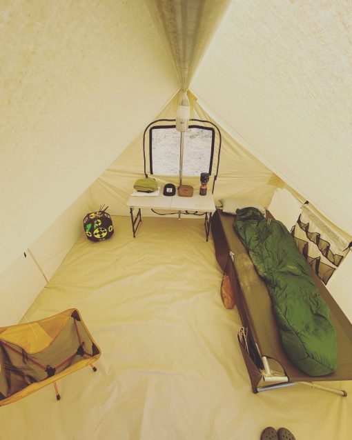 inside Go Tent