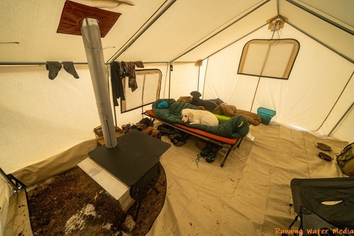 interior of go tent